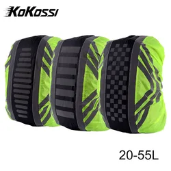 KoKossi 1Pcs Outdoor Waterproof Cover Backpack Cover Rain Cover Cycling Hiking Backpack Vertical Reflective Dust Cover Woman Men