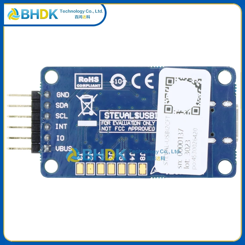 For STEVAL-USBI2CFT USB To I2C Wireless Charging Debug Board