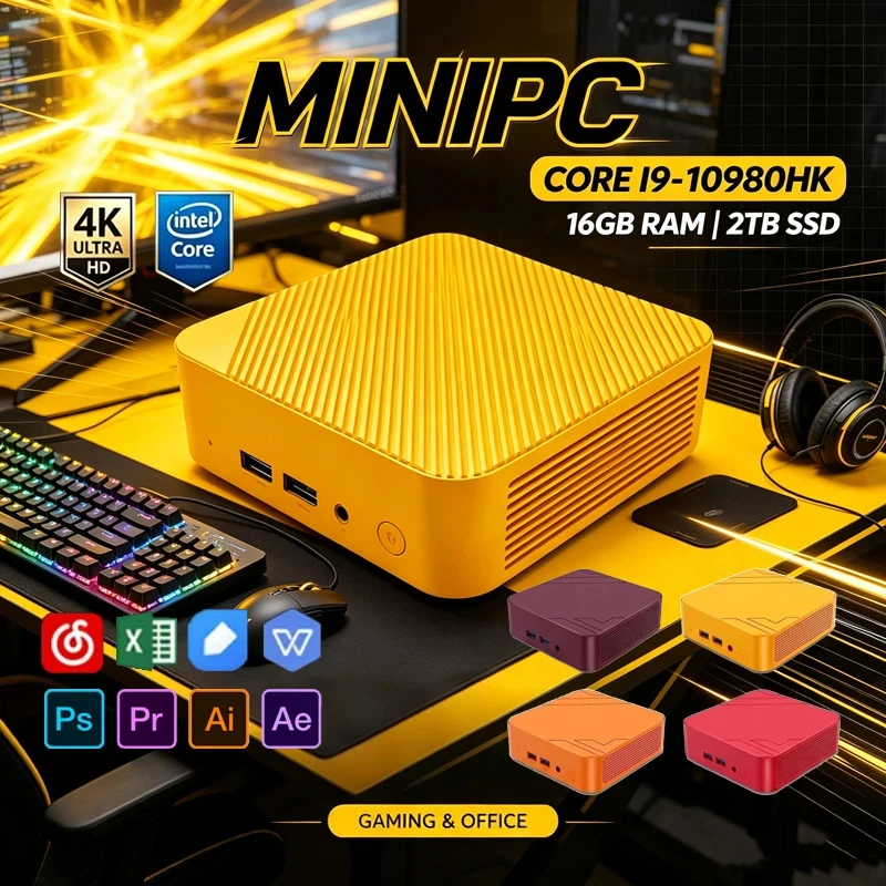 Pc Gaming Editing - Mini PC de Alto Desempenho Intel
