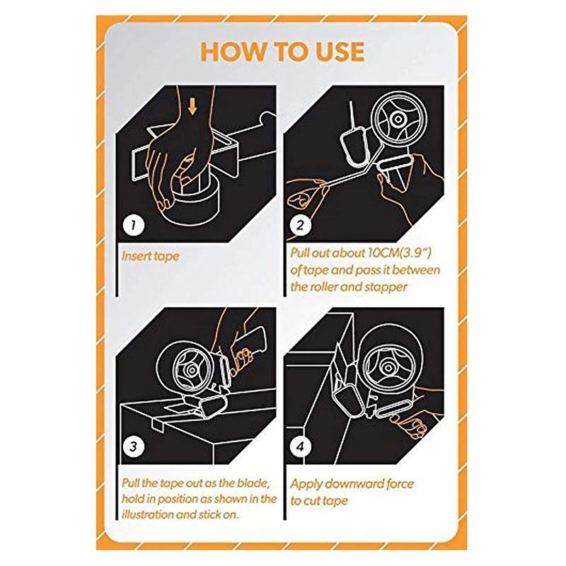 موزع شريط التعبئة (عبوة واحدة) موزع شريط تحميل جانبي صناعي خفيف الوزن مقاس 2 بوصة (أزرق)