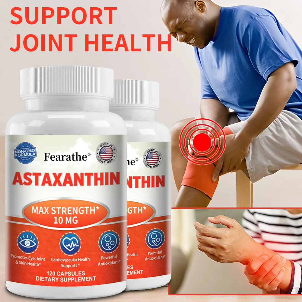 Alliwise Astaxanthin Supplement Capsules for Maximum Cardiovascular Health Accelerated Metabolism Supporting Eye Joint Health