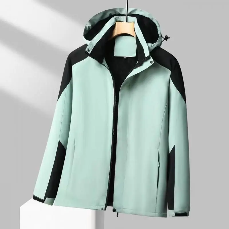 

Korea Fashion Oversize 3XL 4XL 2024 Casual Men's Black Windbreaker Jackets Long Trench Coat For Spring Autumn Winter Clothes