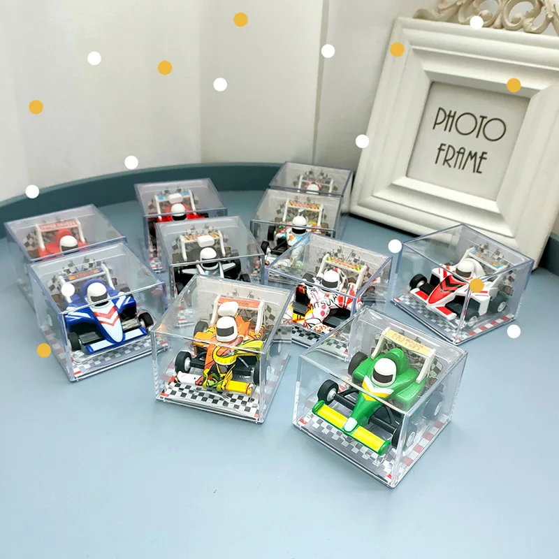 

Children Alloy Kart Car Toy Model Graffiti Pull Back Go-kart Collision Racing Boys And Girls Educational Gift Fun Toy With Box