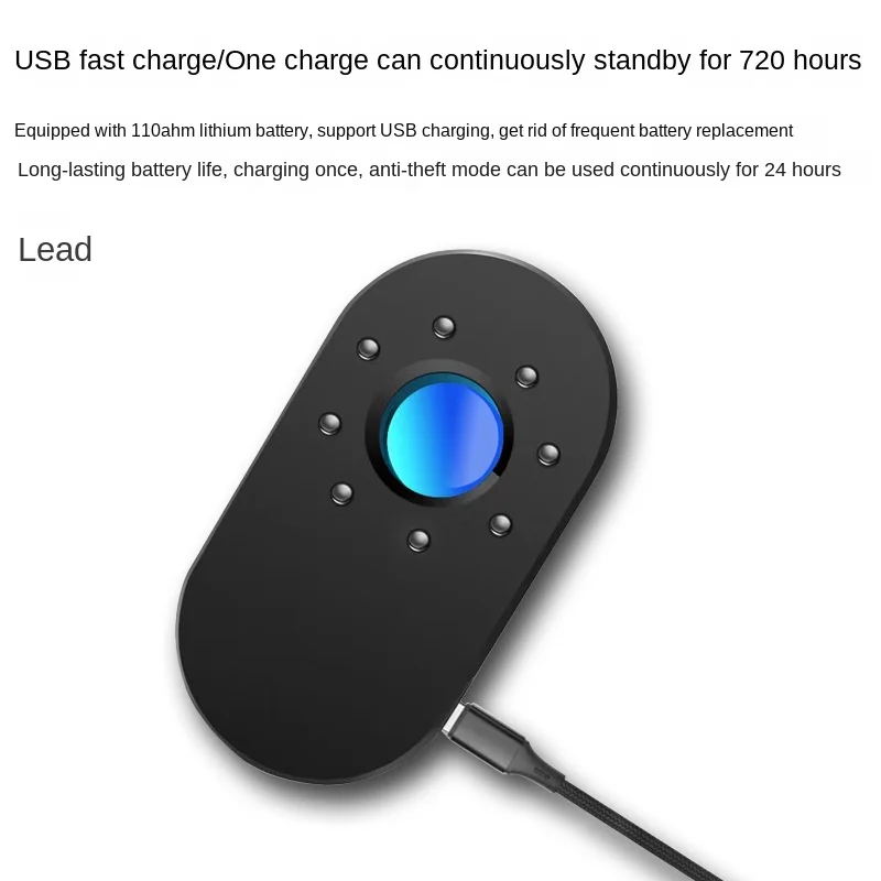 Imagem -06 - Multi Função sem Fio Câmera Lente Sinal Detector Sinal Detectar Full-range Anti Cândido Dispositivo rf Finder