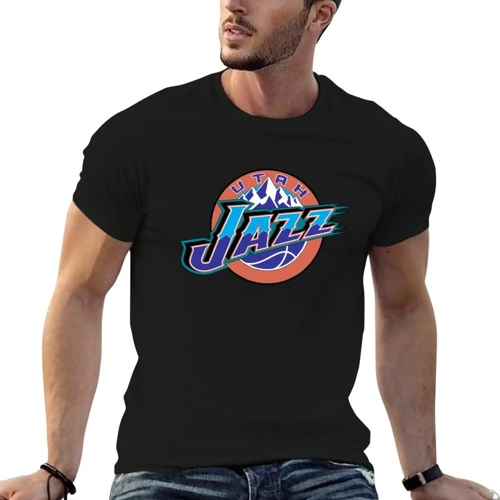 

Jazz City T-Shirt man graphic t shirt t shirts for man pack white T-Shirt