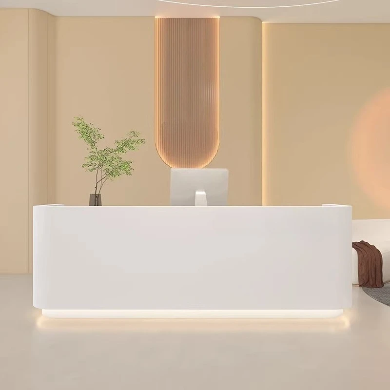 

Simple Luxury Reception Desks Beauty Salon Aesthetic Design Reception Desks Unique Best Comptoire Accueil Commercial Furniture