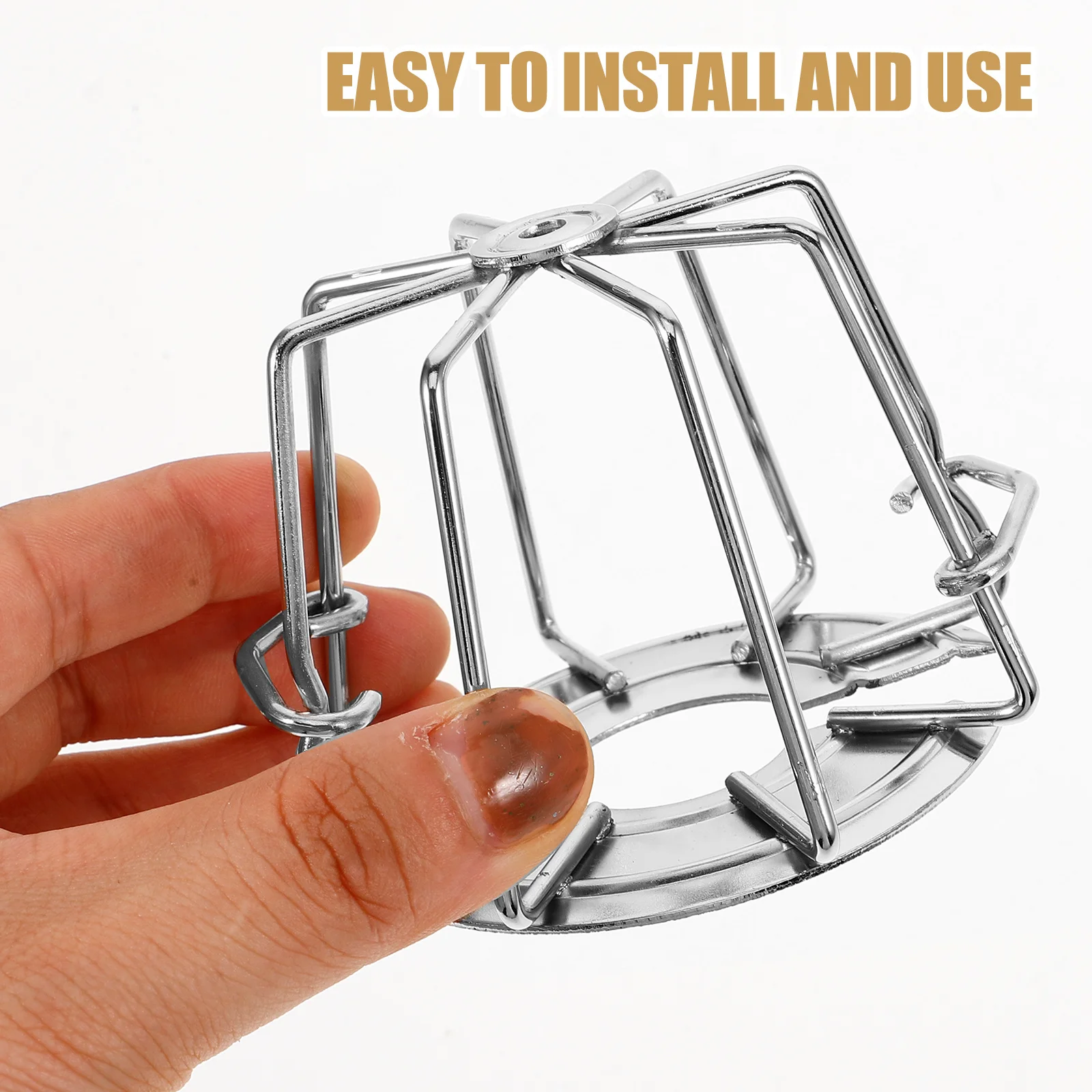Fire Sprinkler Head Cover Metal Guard For Spray Head Protection Universal Fit Anti-Collision Durable Cage