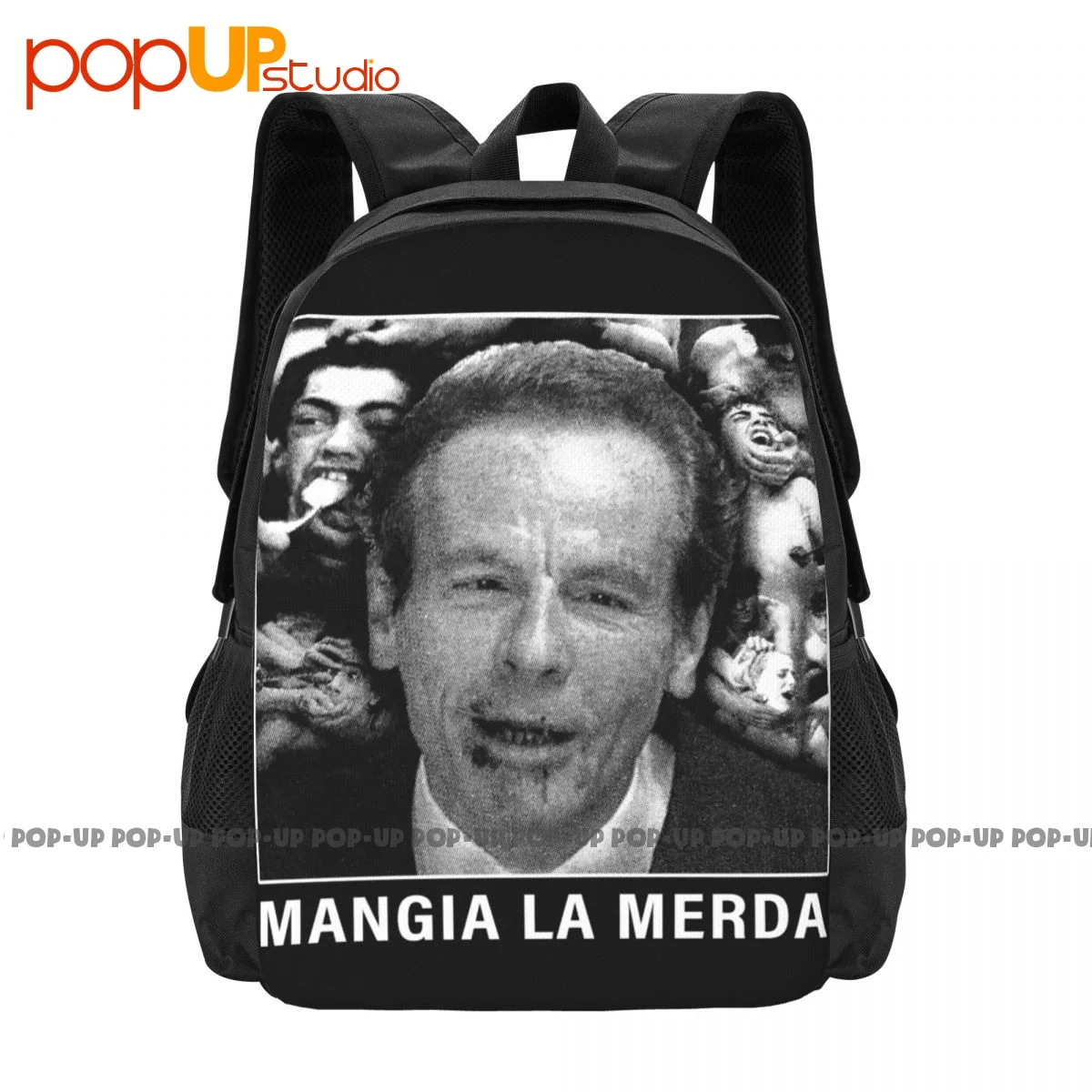 Mangia La Merda Salo 120 Days Of Sodom Cult Film Novel Backpack Large Capacity Gym Large Capacity