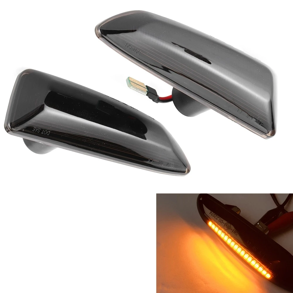 Side Marker Dynamic LED Turn Signal Light For Opel Vauxhall Astra J K Car Body Fender Warm Indicator Parking Lamp Bulb Sidelight