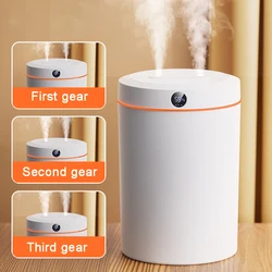 Umidificatore d'aria di grande capacità da 5 litri con Display dell'umidità diffusore di oli essenziali ad ultrasuoni Cool Mist Maker diffusore di aromi camera da letto