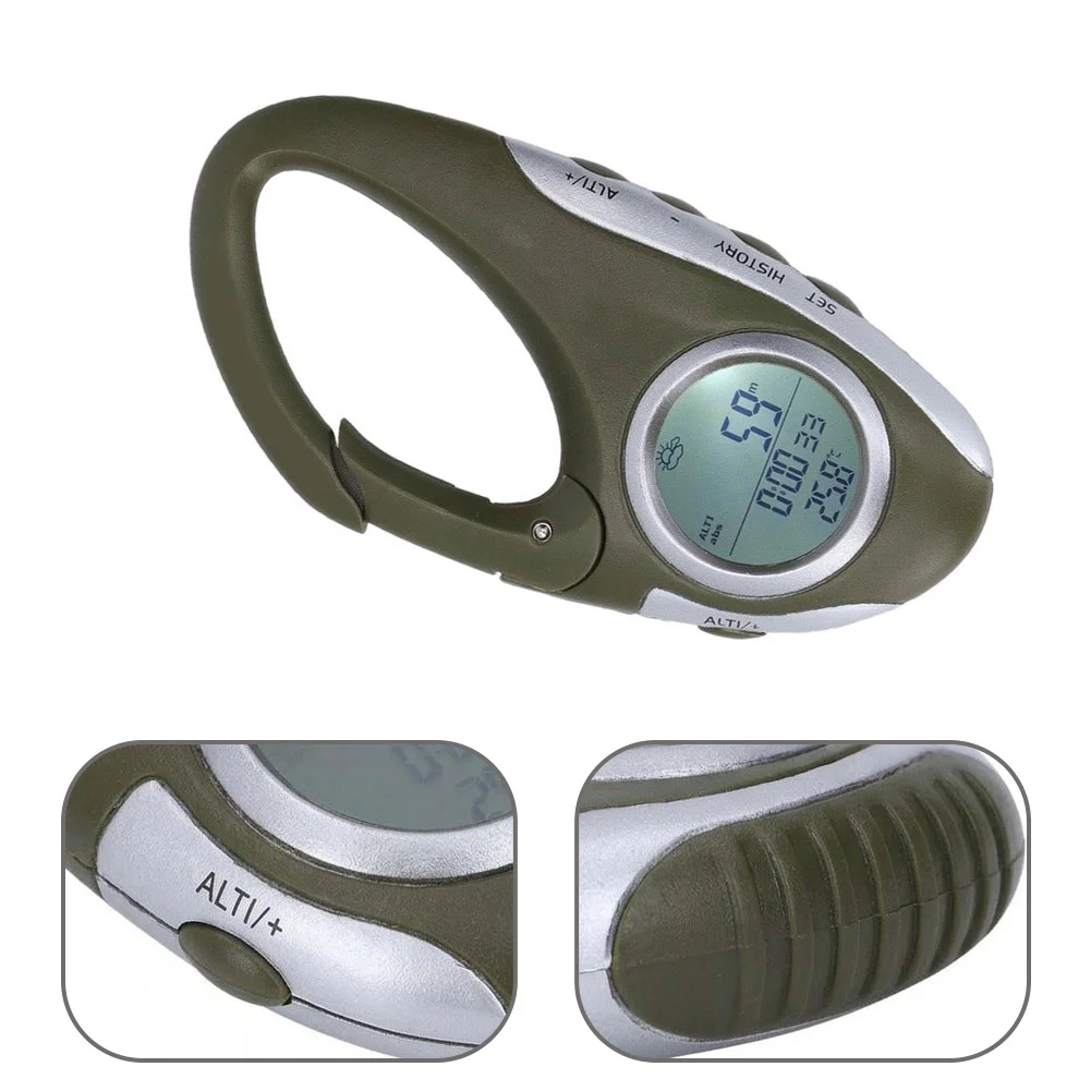 DS101 Handheld Digital Altimeter Barometer with Backlit Screen ABS Case for Hiking Mountaineering Altitude Pressure