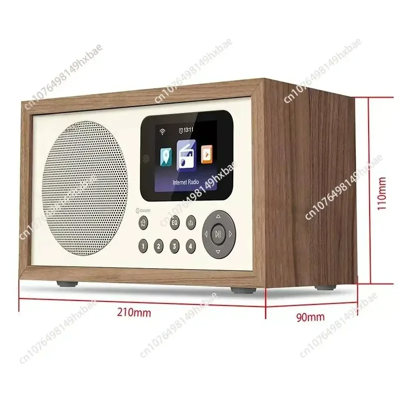 D2/D8 Wifi Internet Digital Radio Built-in Spotify HD Colour Screen Clock Home Multi-purpose Bluetooth Speakers USB Music Player