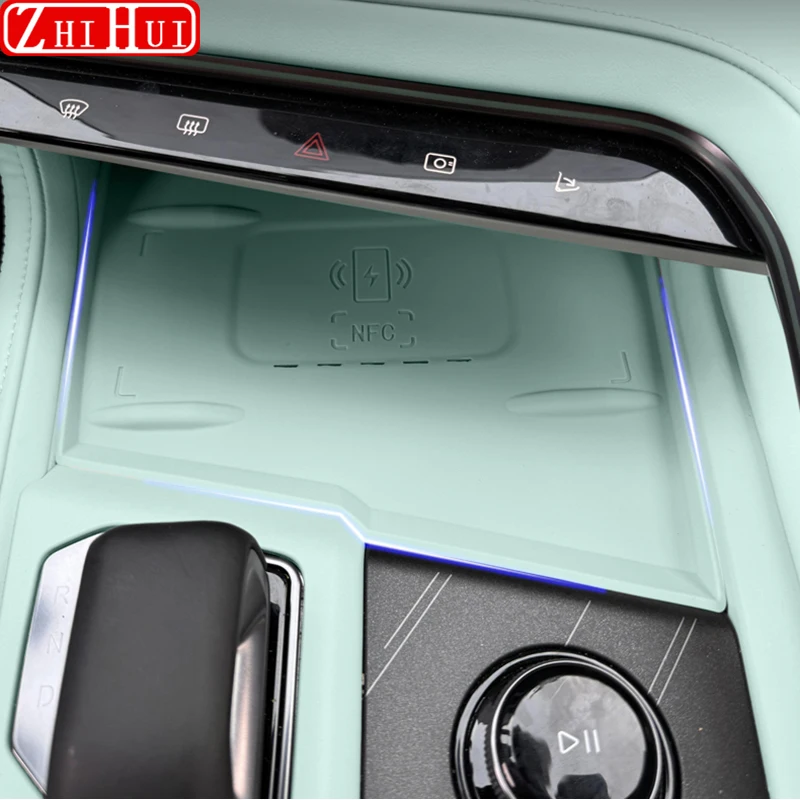 For New Zeekr 001 2024 Restyling Car Styling Door Storage Box Front Rear Door Storage Box Interior TPE Storage Box Accessories