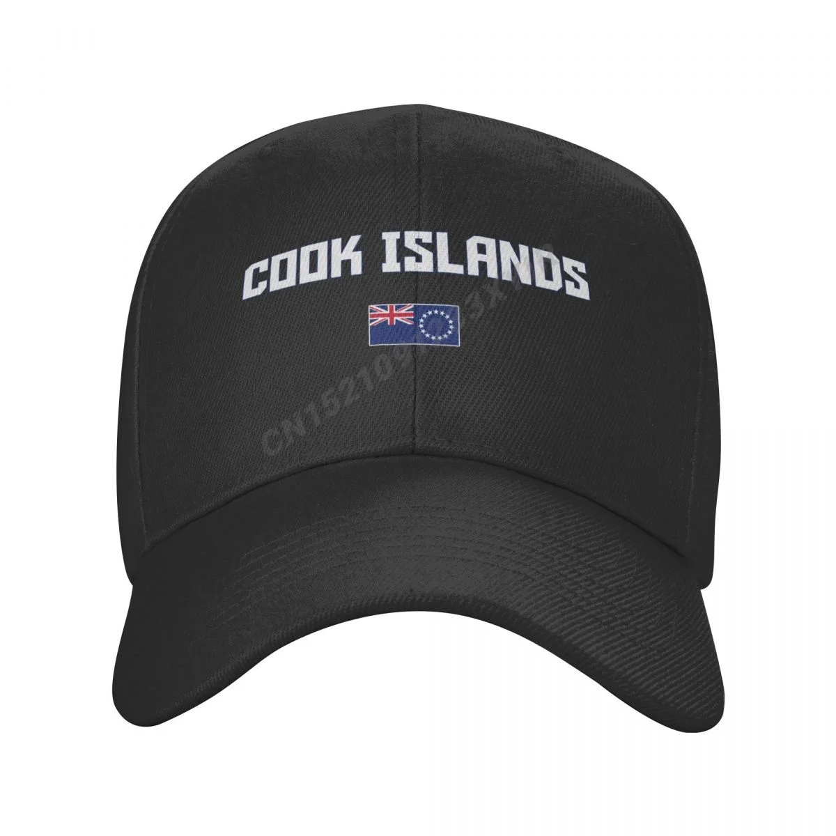 Baseball Cap Cook Islands Flag Wild Sun Shade Peaked Adjustable Caps for Men Women Print