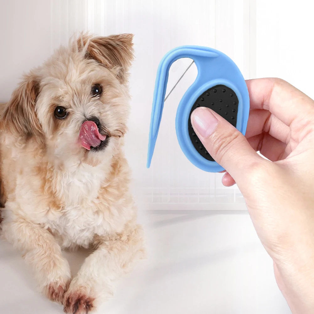 

Small Pet De-Knotting Comb Tool Professional Pet Grooming Tool For Dog Cat Puppy Kittens