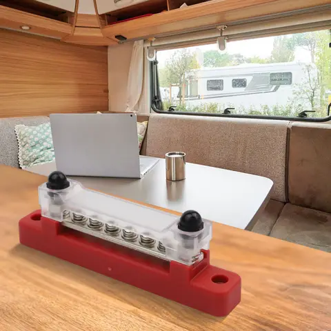 Electrical Terminal Block M6 12V Bus Bar Power Distribution Block 150A for Efficient Vehicle Electrical Power Management 10 best sales 12v terminal - №8