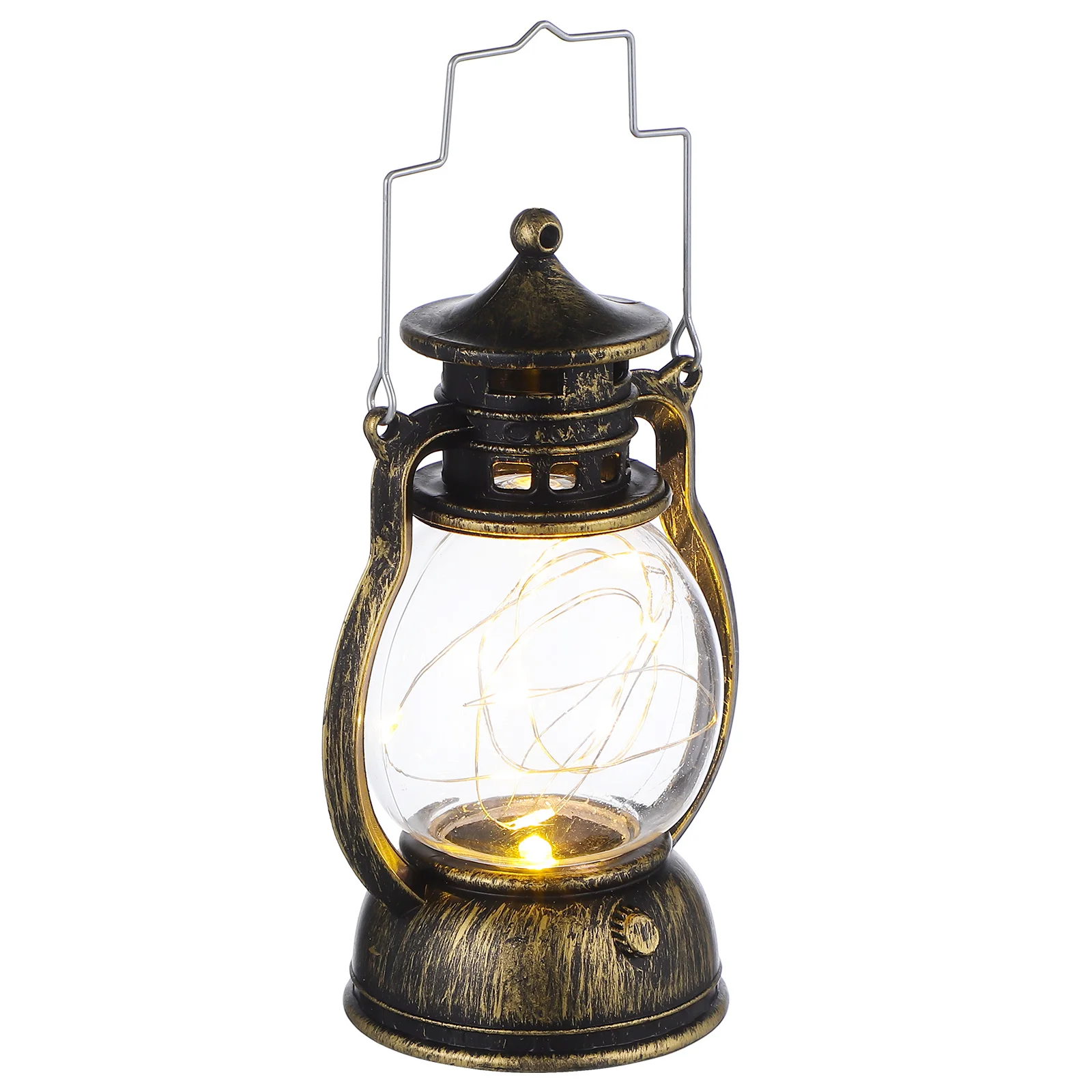 خمر فانوس صغير الزخرفية شنقا ضوء تعمل حجم صغير شريط المنزل حزب هدايا عيد الميلاد تخطيط المشهد