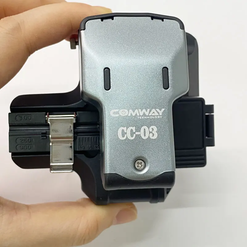 

COMWAY CC-03 CC03 One-Step Fiber Cleaver with COMWAY blade Cutting Knife Automatic High Precision Fiber Cutter 48000 Blade Life