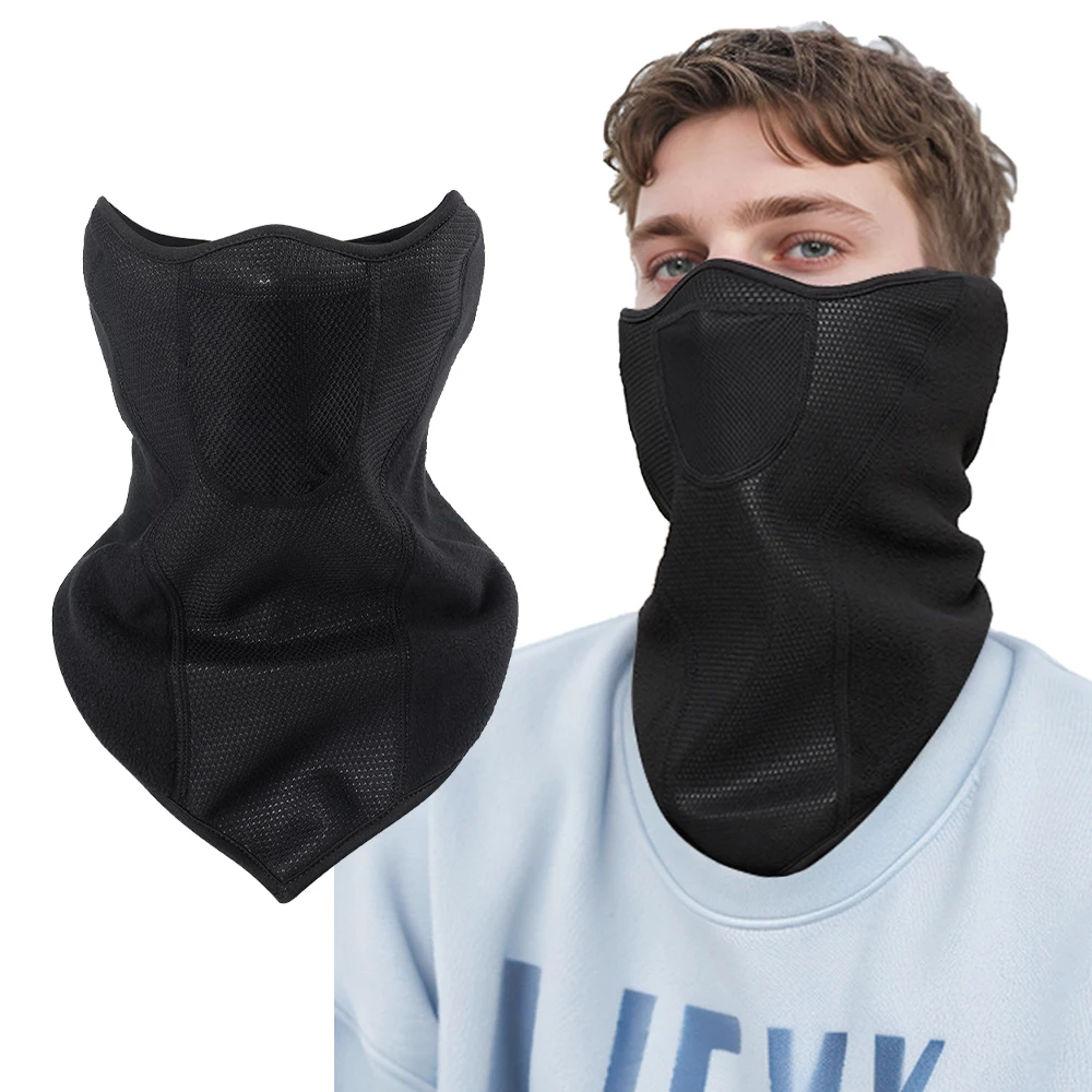 Winter Fleece motorcycle Face Mask Keep warm motocross Windproof face shield Hat Neck Warmer Helmet Balaclava Skiing Face Mask