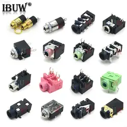 10PCS/lot Headphone jack 3.5mm PJ PJ313 PJ320 PJ326 PJ327 PJ358 PJ392 PJ342 Audio and video female dual channel stereo jack