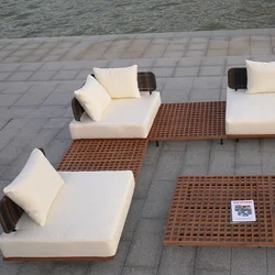 Garden Table Teak Outdoor Furniture Sofa Set Deep Seating Bold Teak Sofa Set Large Garden Set