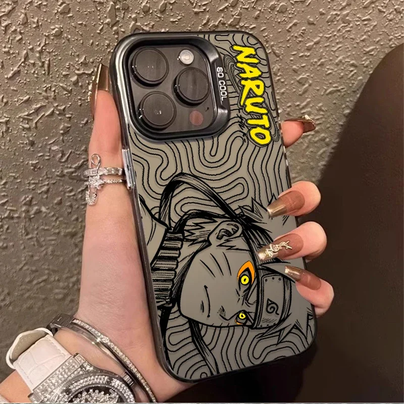

Naruto Uchiha Sasuke NEW ART LINE Phone Case for iPhone 12 17 Air Pro Max 16 15 11 14 13 Pro Max XS X XR Plus 8 7 SE 2020 Cover