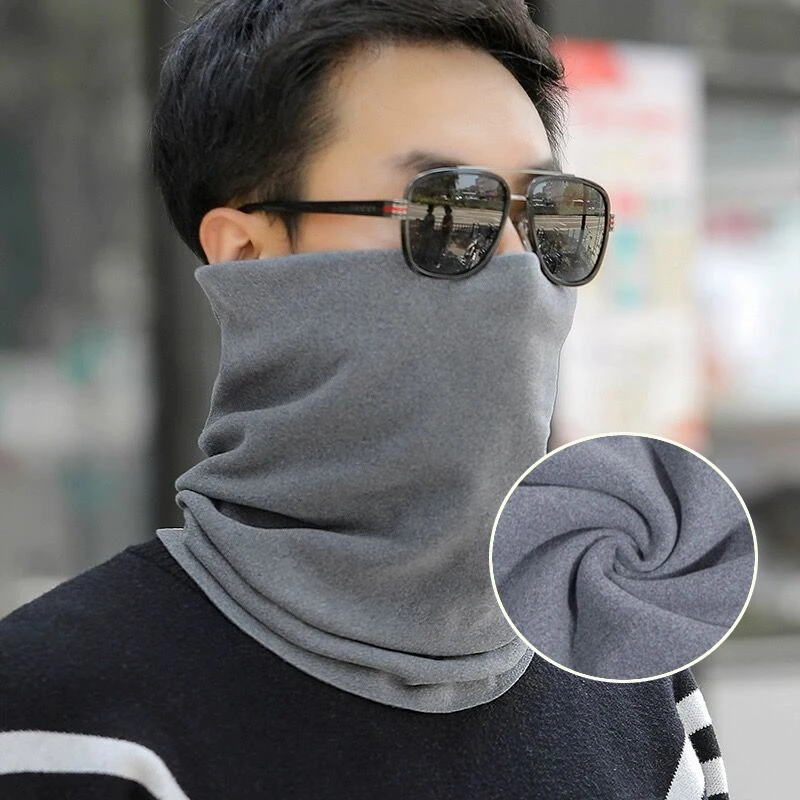 Autumn And Winter Head Scarf Warm German Fleece Neck Cover Soft Texture Outdoor Cycling Windproof Face Mask Hundred Models