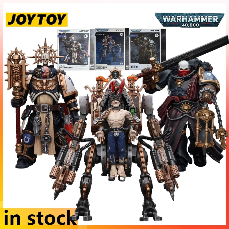 Joytoy 1/18, producto terminado, modelo móvil, serie Warhammer 40 Ultramarines, Anime Arbiter, modelo de figura de acción, juguetes, regalos para niño