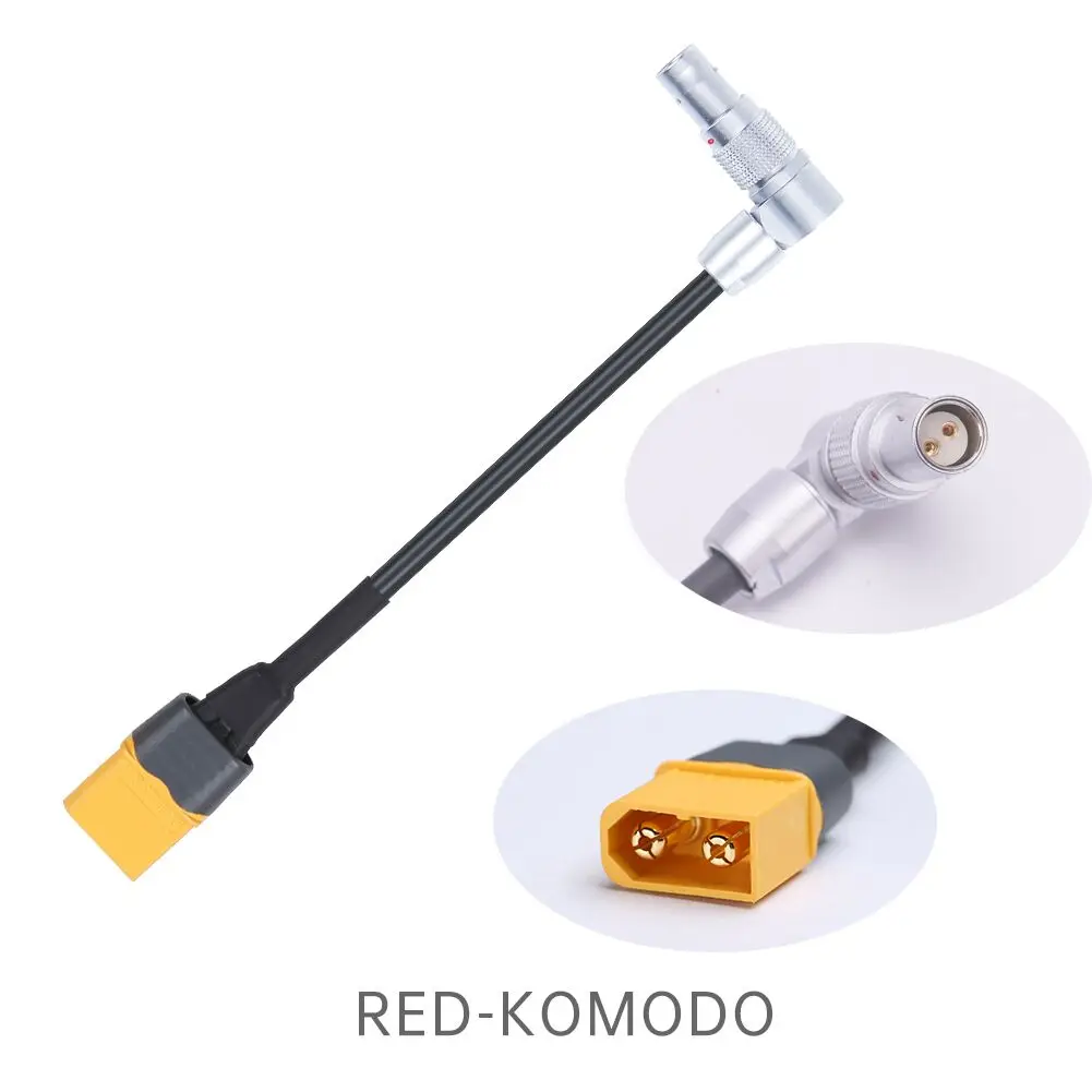 IFlight XT60H-Male kabel zasilający do czerwonego Komodo / BMPCC / Z CAM E2-M4 / Z CAM E2