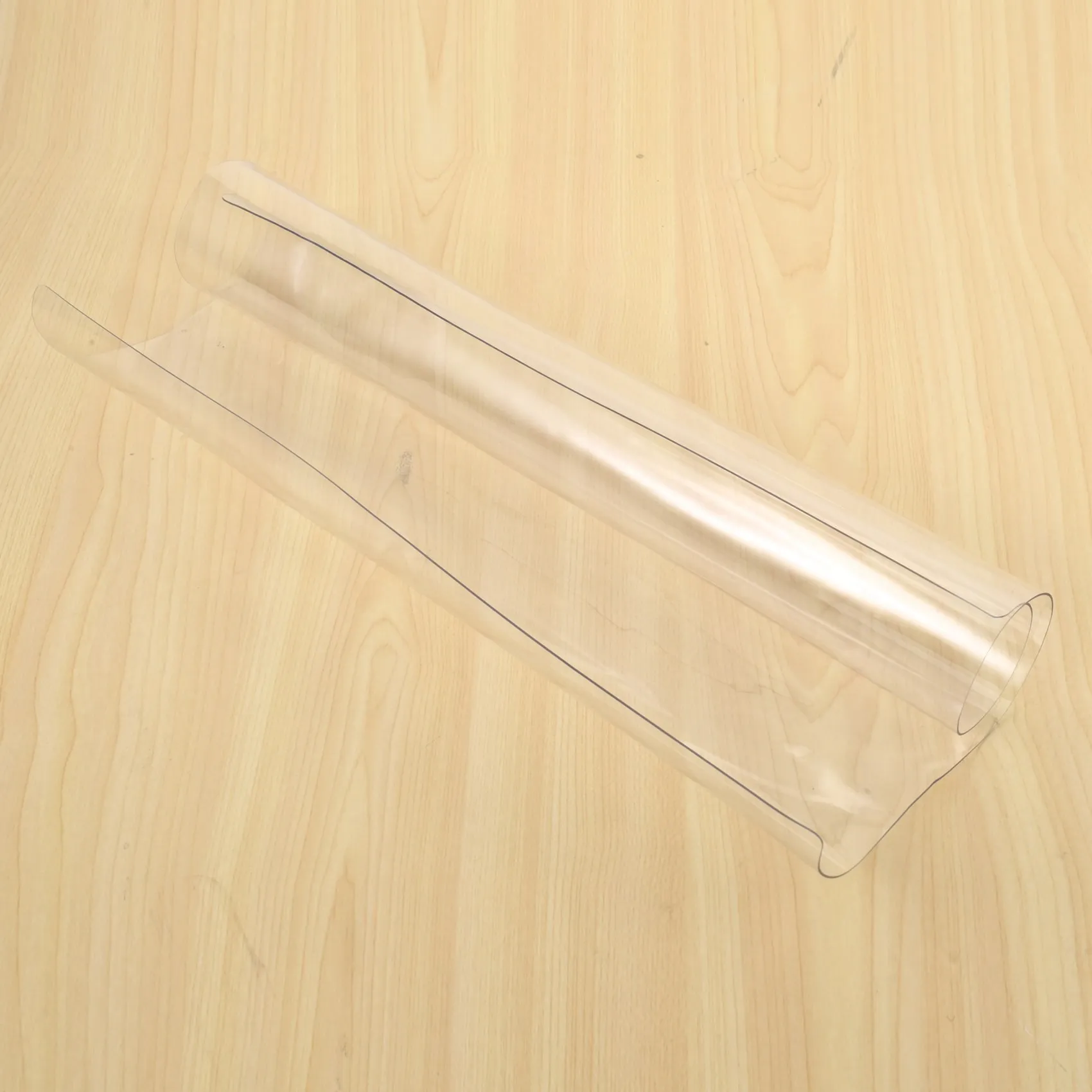 Efficient- 3X Transparent Waterproof PVC Table Cloth Solid Pattern Oil-Proof Glass Soft Cloth 1.0mm Desk Mat Cover 40X40cm