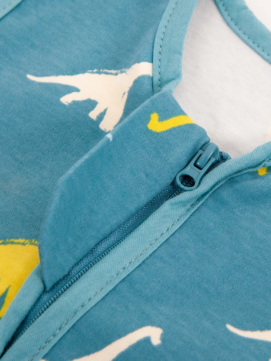 كيس نوم بقاع مستدير من القطن الخالص للربيع والصيف لحاف خفيف الوزن مضاد للركل لحماية البطن أثناء النوم