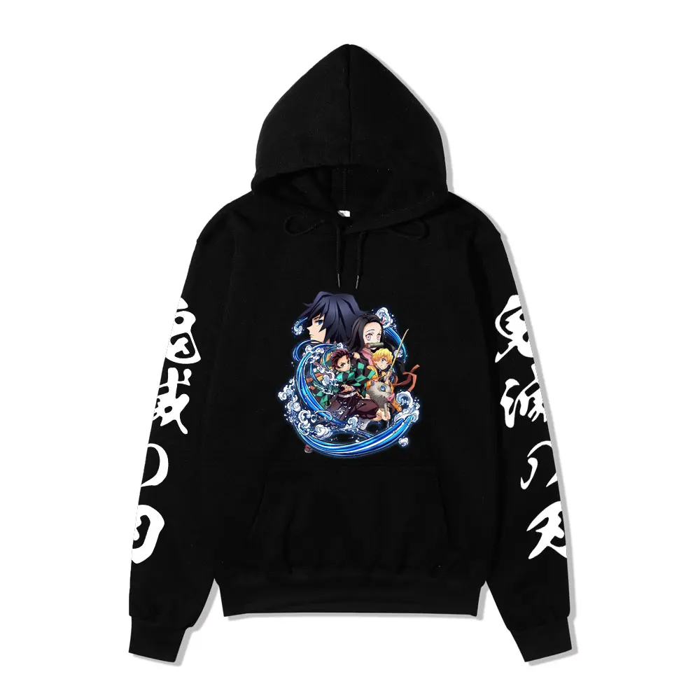 

Anime Demon Slayer Hoodies Hip Hop Hoodie Sweatshirts Harajuku Streetwear Pullover for Women and Men