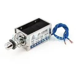 JF-1253B DC 12V 24V 42N 10mm Pull Push Open Frame Wired Electromagnetic Linear Solenoid