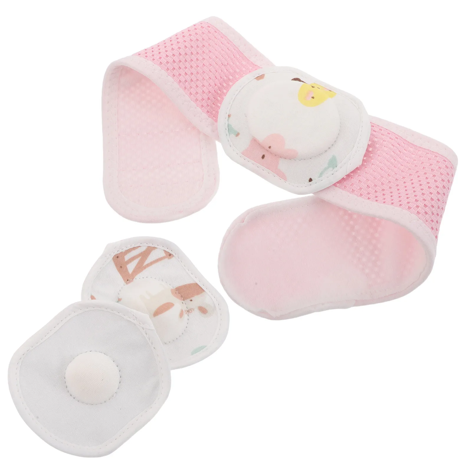 حزام البطن لحماية السرة من القطن المسامي، دعم سري من أجل - قابل للتعديل للاستخدام اليومي