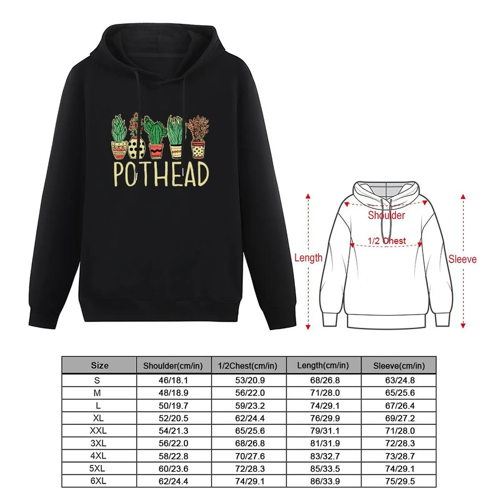 Pothead Funny Plant Gardener Humor Hoodie autumn jacket men korean clothes hooded shirt autumn new products anime hoodie