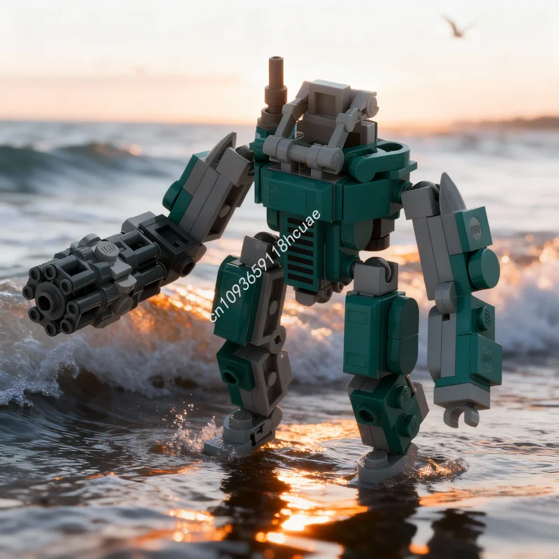 

107pcs MOC Space Duck Mech Model Building Blocks Construction Assemble Toy DIY Creative Idea Education Christmas Gift Brick