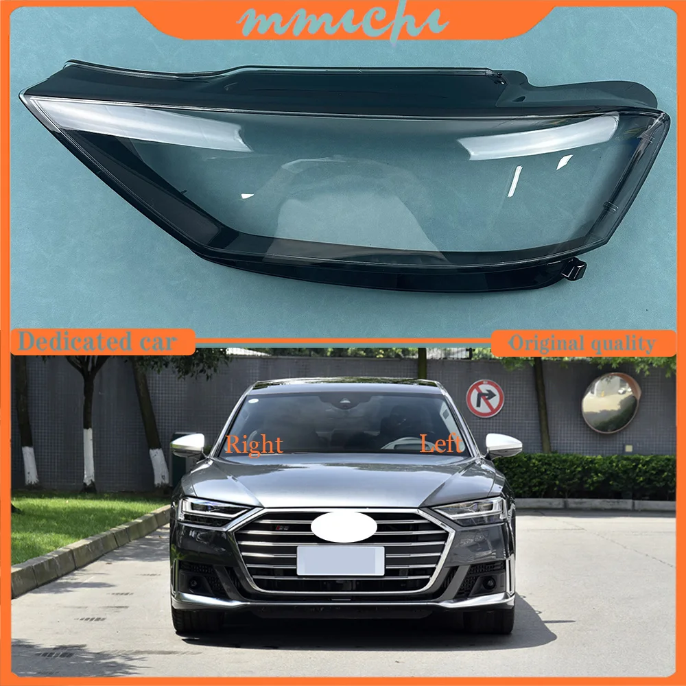 

For Audi A8 A8L S8L D5 2018-2022 Car Front Headlight Lens Cover Headlamp Lampshade Lampcover Head Lamp Light Covers Shell Glass