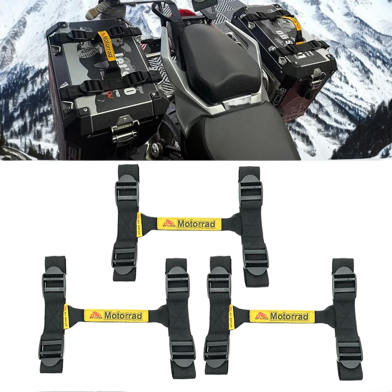 Universal Motorcycle Handle Rope Panniers Side Box Top Case Strap For BMW R1200GS Adv R1250GS F750GS F850GS For Benelli TRK502X