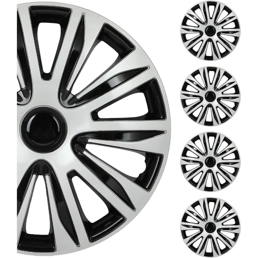 

Premium 16 Inch Hubcaps Set of 4 Wheel Rim Cover OEM Style Easy Snap On Car Truck SUV Hub Cap Replacement for Dodgefor H