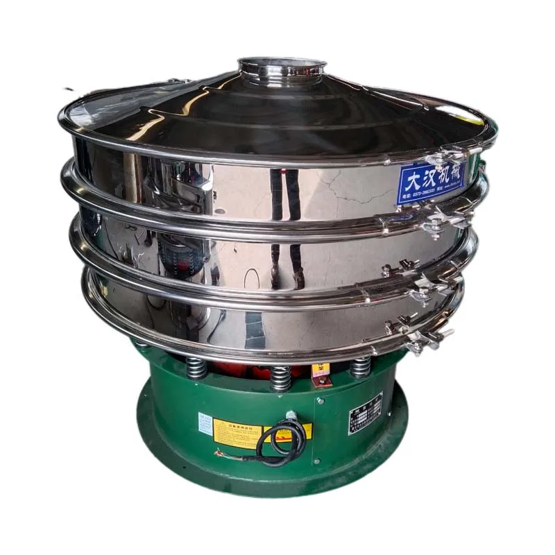 Electric Sieve Vibrator Screen Flour Corn Wheat Rotary Vibrating Sieve Potato Sifter Machine