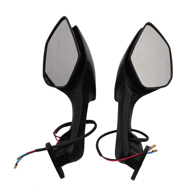 Motorcycle Rearview Mirrors With LED Turn Signals Lights For Kawasaki Ninja 400 650 ZX-10R ZX10R