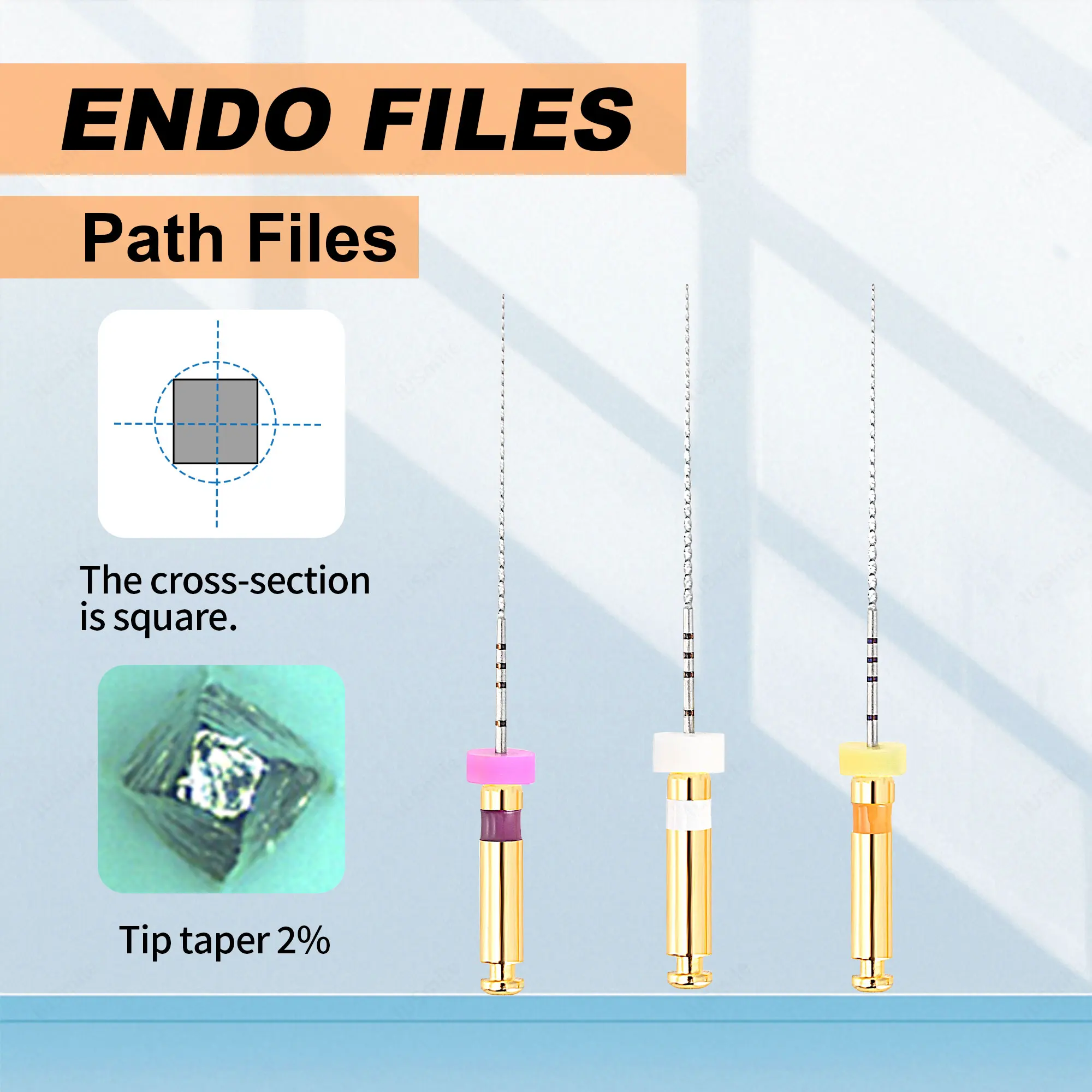 

Dental Instrument Rotatable Niti Path Glide Files Endo Rotary Endodontic Files For root canal Cleaning