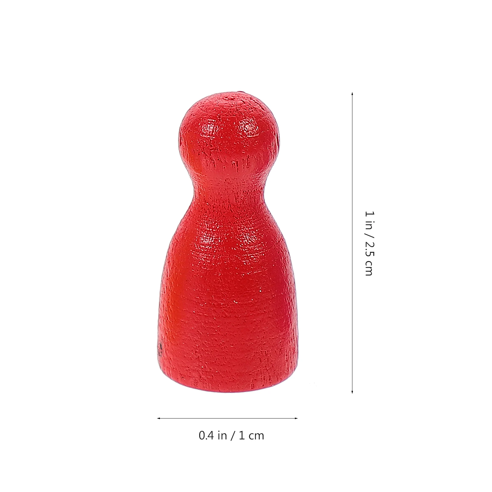 

48 Pcs Wooden Chess Pieces Games Pawns Board Only Toy Flying Decorations Extra Large Multicolor