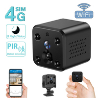 5MP 4G Mini Camera PIR Human Motion Detection Night Vision WiFi Camera Baby Monitor Home Security Video Surveillance Camcorder