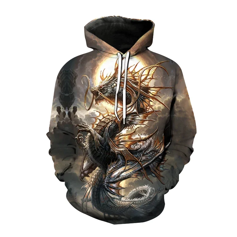 Dragon 3D Print Hoodies Men Women Casual Fashion Sweatshirt Hoodie Pullover Harajuku Hip Hop Streetwear Tracksuit Tops Clothing