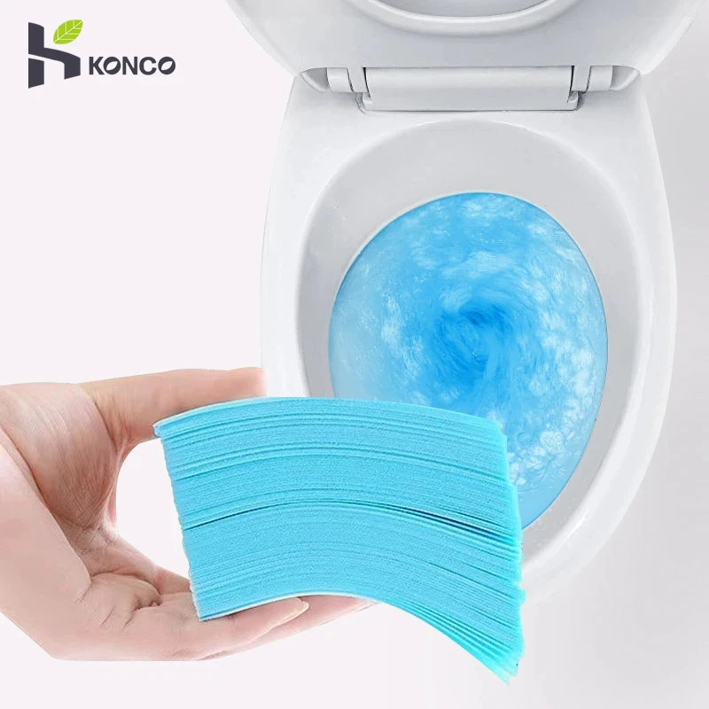 

30/100pcs Toilet Cleaner Sheet Floor Cleaning Slice Household Hygiene Toilet Deodorant Cleaning Slice Bathroom Cleaning Tool