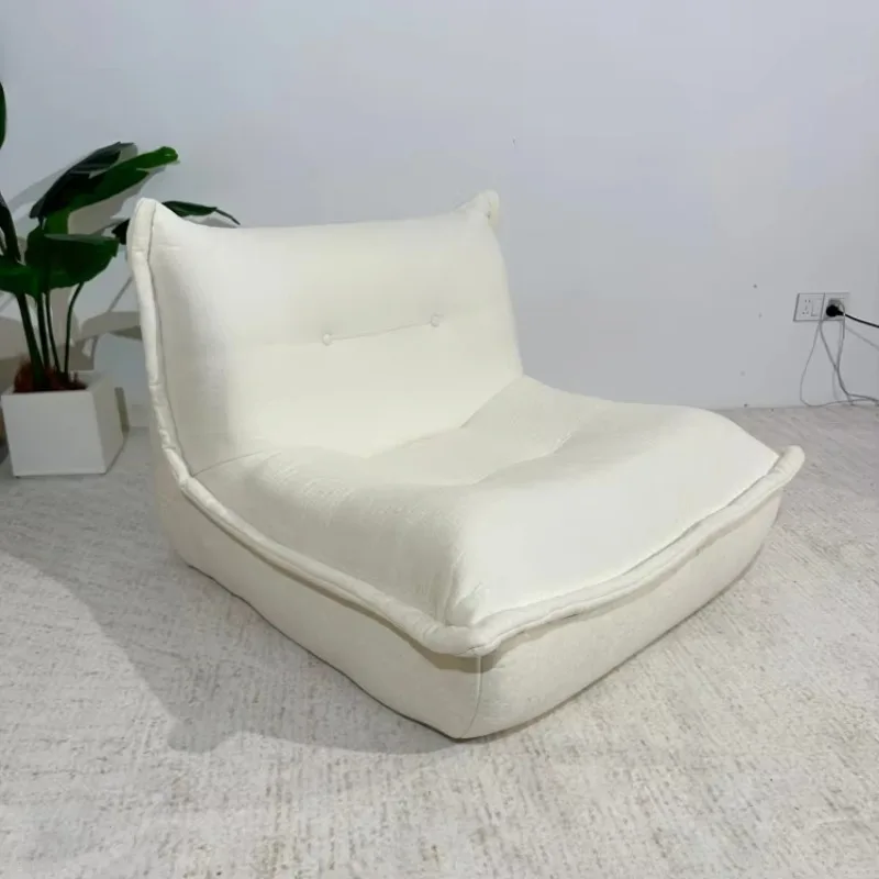 أريكة أرضية كسولة مضغوطة، أريكة زاوية مضغوطة ومفرغة لغرفة المعيشة