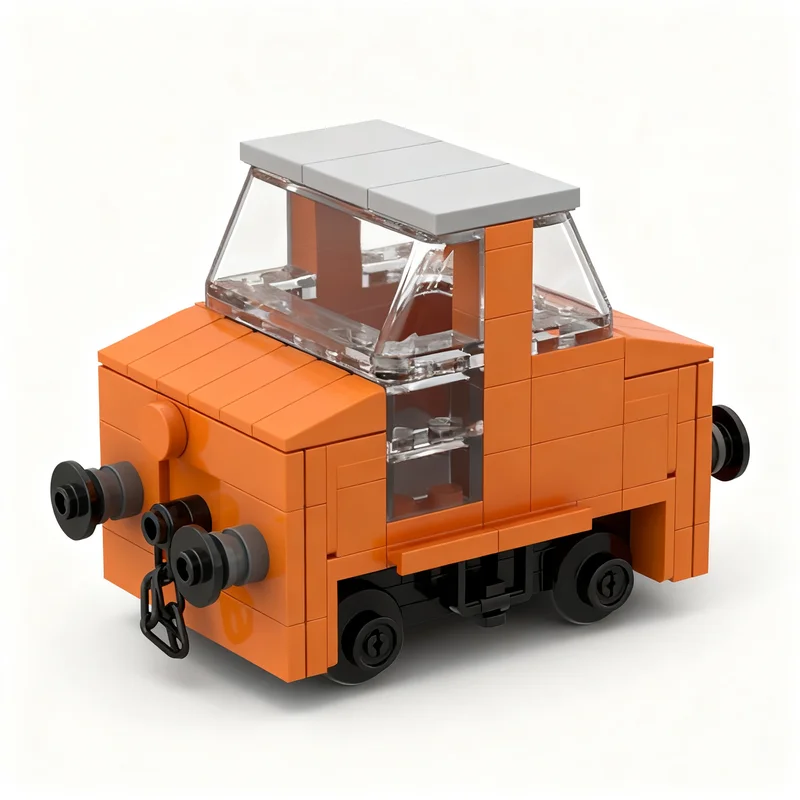 154pcs MOC Train Derail Valley BE2 Microshunter Model Building Blocks Art Birthday Education Creative Brick Collection Craft DIY