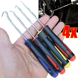 Car Auto Vehicle Oil Seal Screwdrivers Set O-Ring Seal Gasket Puller Remover Pick Hooks Tools Sealing Repair Accessories 4Pcs