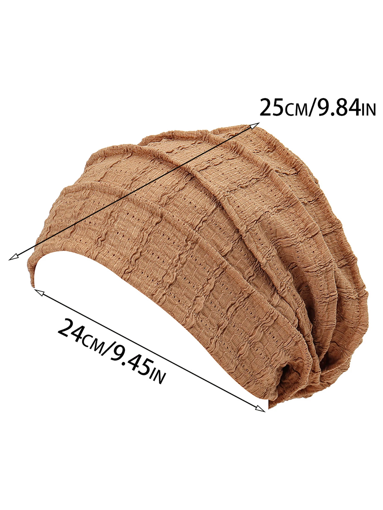 Nowa damska miękka elastyczna czapka beanie, czapka chemo, jednolita czapka typu bonnet, wewnętrzne hidżaby, czapka muzułmańska, chusta na głowę, turban damski.